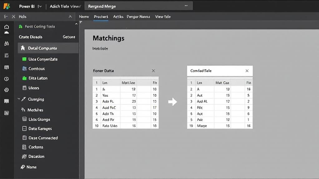 combine information using power bi